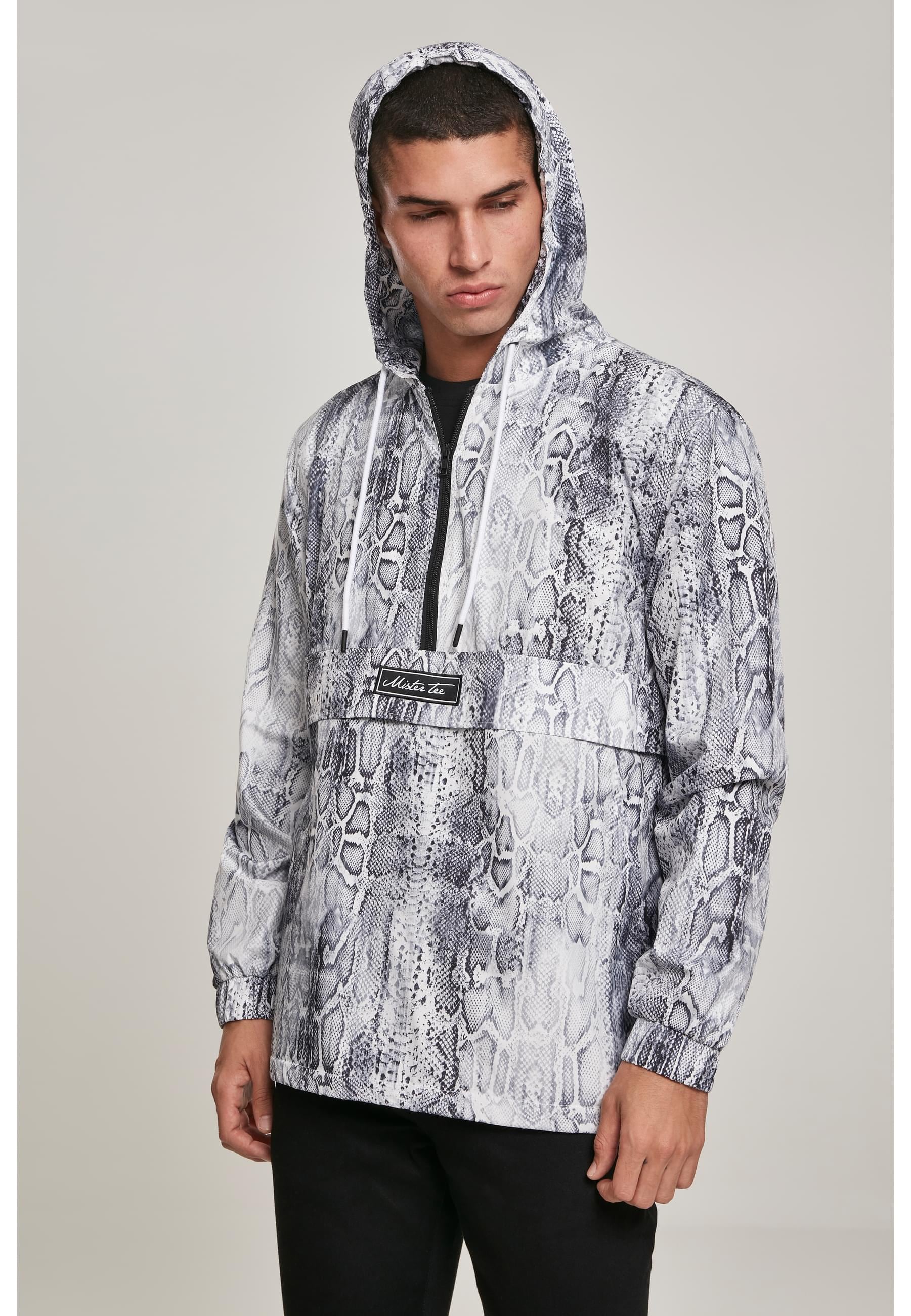 MisterTee Allwetterjacke »MisterTee Herren Mister Tee Snake Windbreaker«, (1 St.), ohne Kapuze
