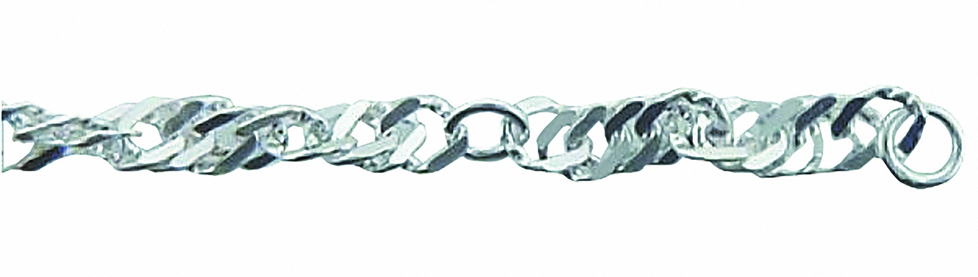 Adelia's 925 Silver Singapore Anklet Silver 25 cm
