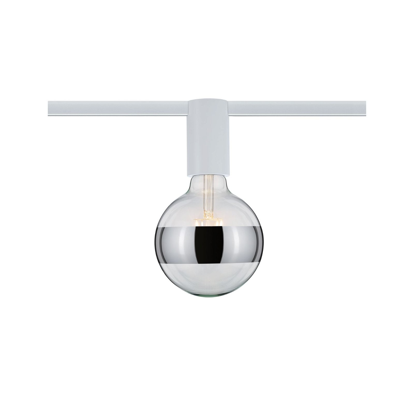 Paulmann Schienensystem-Leuchten »URail Schienenspot Socket Einzelspot E27 max. 20W 230V« E27 1 Stk. dimmbar