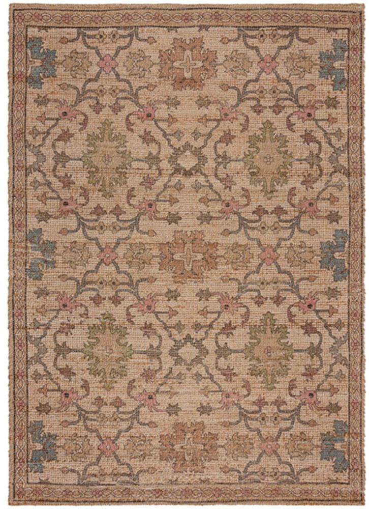 FLAIR RUGS Teppich »Celine Jute«, rechteckig, 1 mm Höhe, Chenille-Jutemischung Teppich
