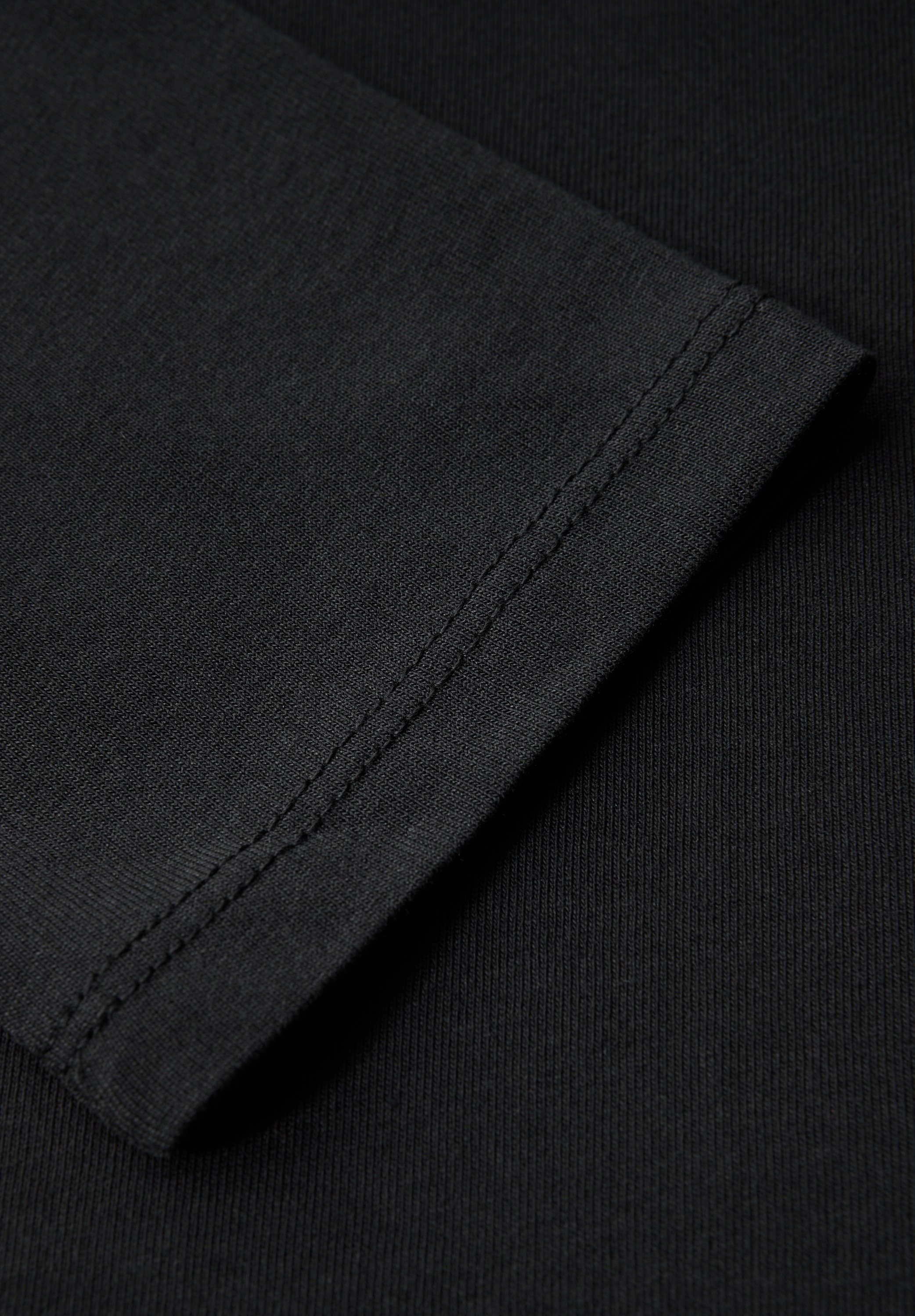 STREET ONE Langarmshirt, aus Baumwolle mit Stretchante