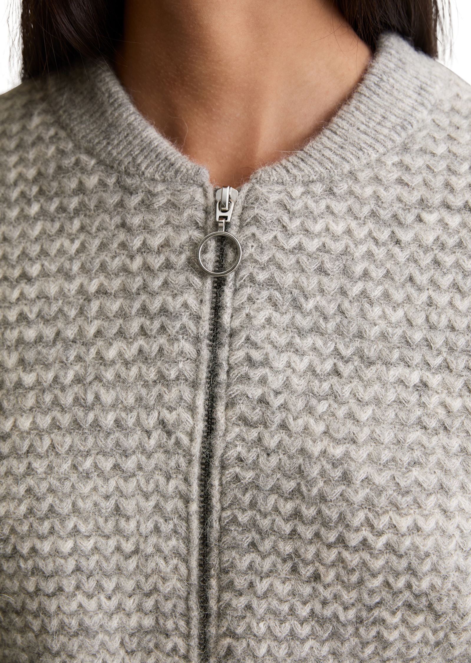 Marc O'Polo DENIM Cardigan »aus Schurwolle-Alpakawolle-Mix«