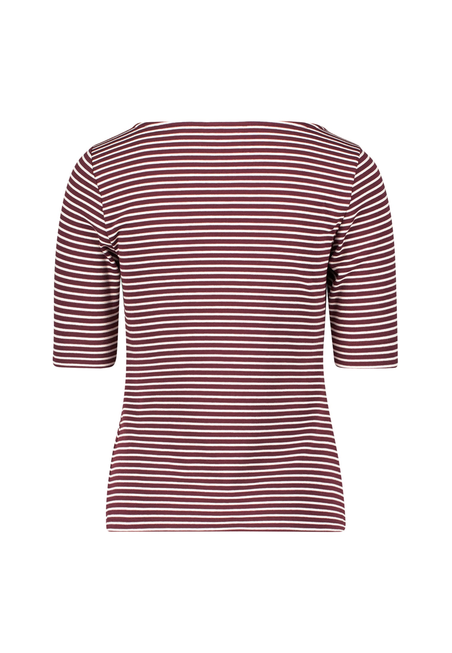 Zero Kurzarmshirt »zero Damen Ringelshirt mit U-Boot Ausschnitt«, (1 tlg.), Plain/ohne Details