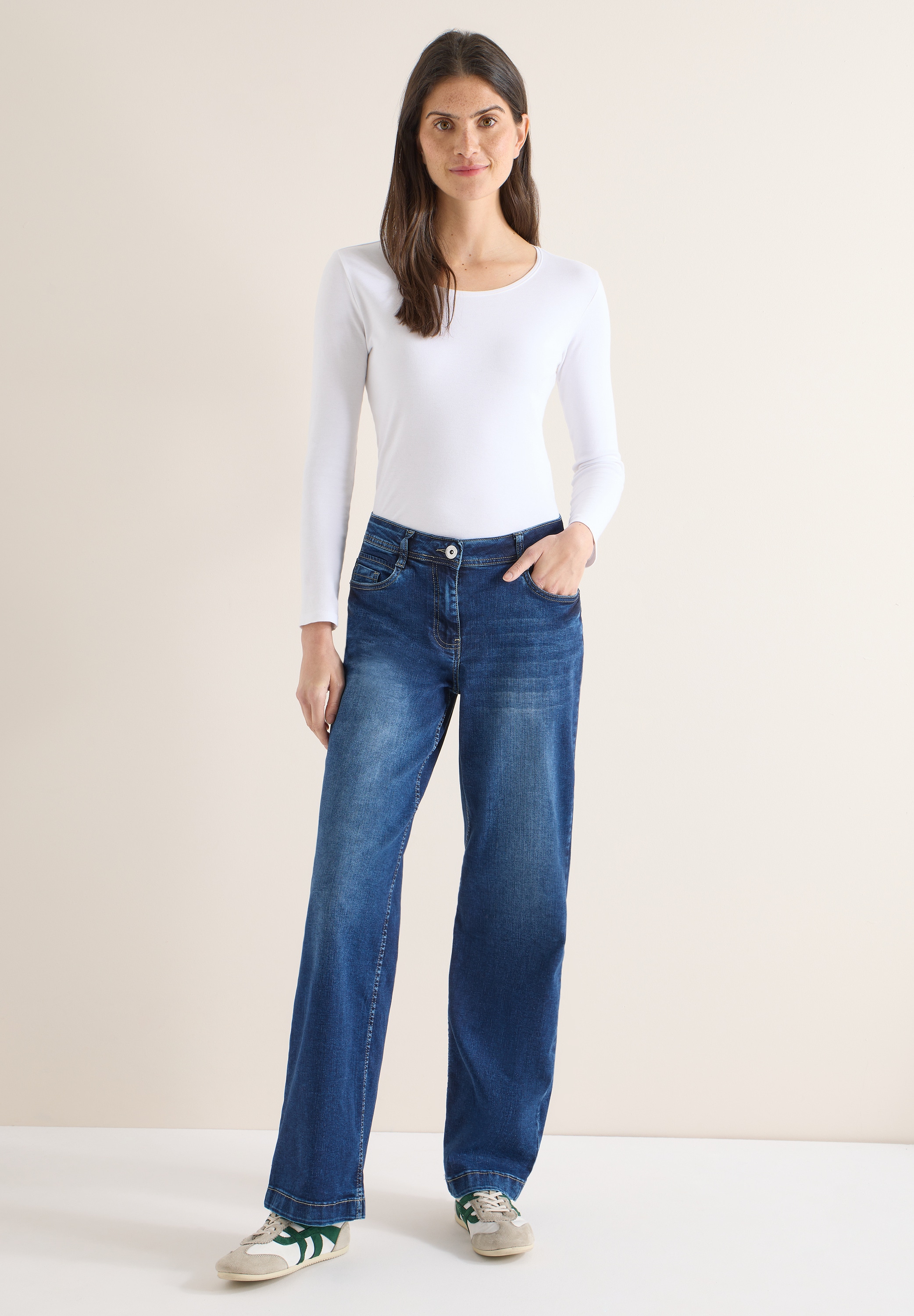 Cecil Loose-fit-Jeans High Waist