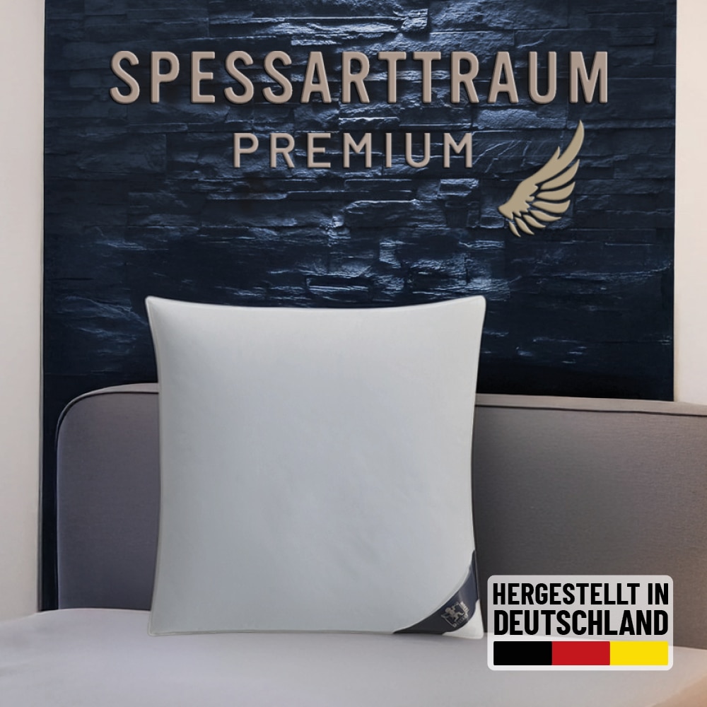 SPESSARTTRAUM Gänsefederkopfkissen "Premium, Kopfkissen 2-tlg. 40x80 oder 8 günstig online kaufen