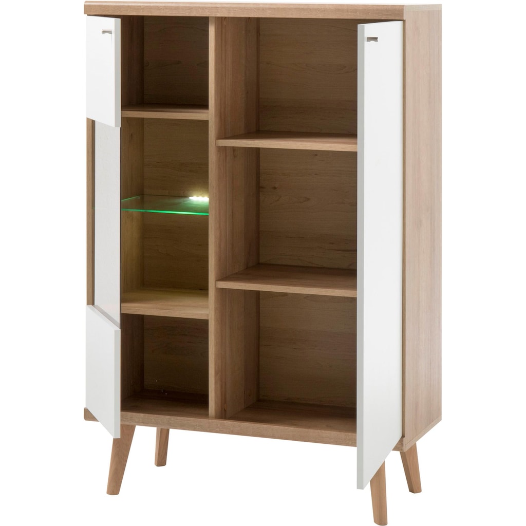 andas Vitrine »Merle«, Scandi Design, Höhe 134 cm