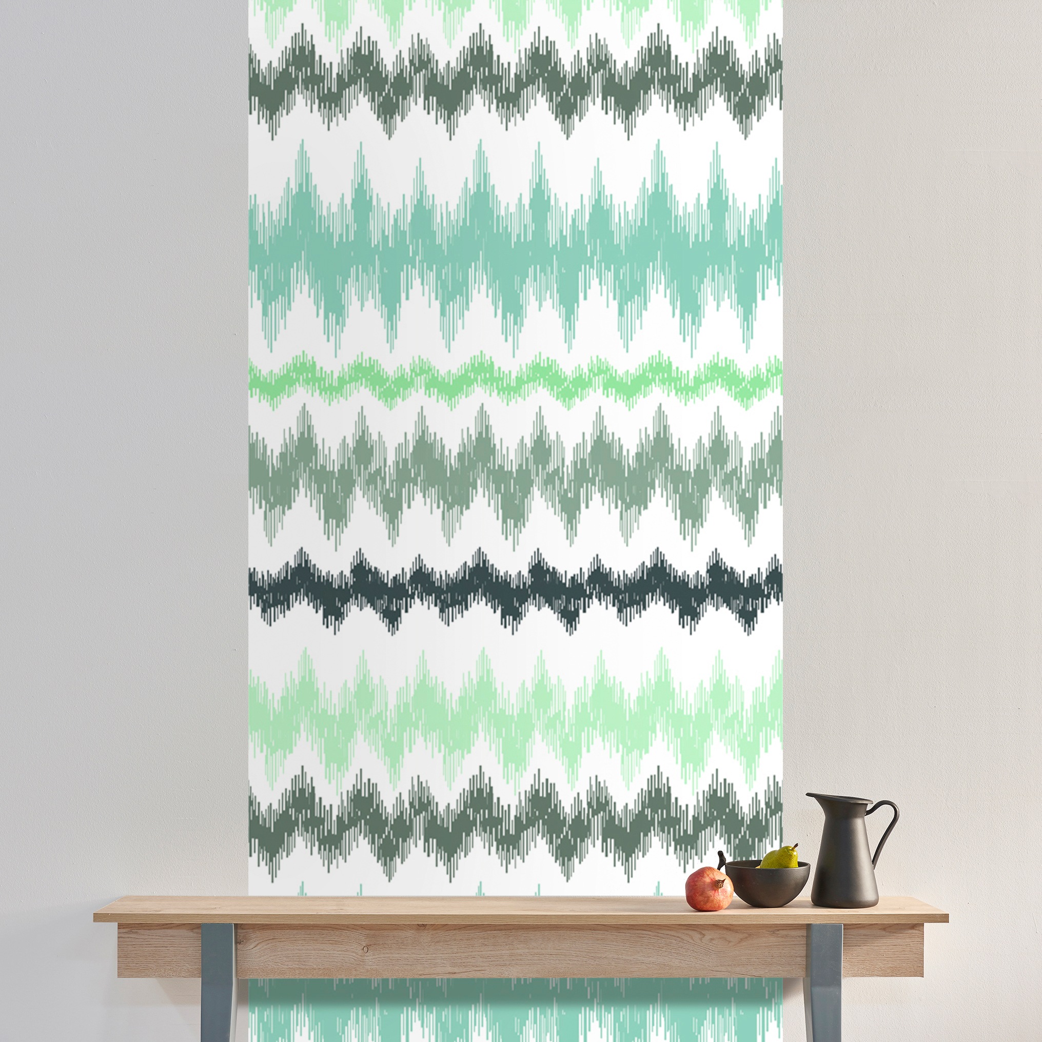 queence Vinyltapete »Sonny«, Streifen, 90x250cm, selbstklebend, kinderleichte Anbringung, Sticker