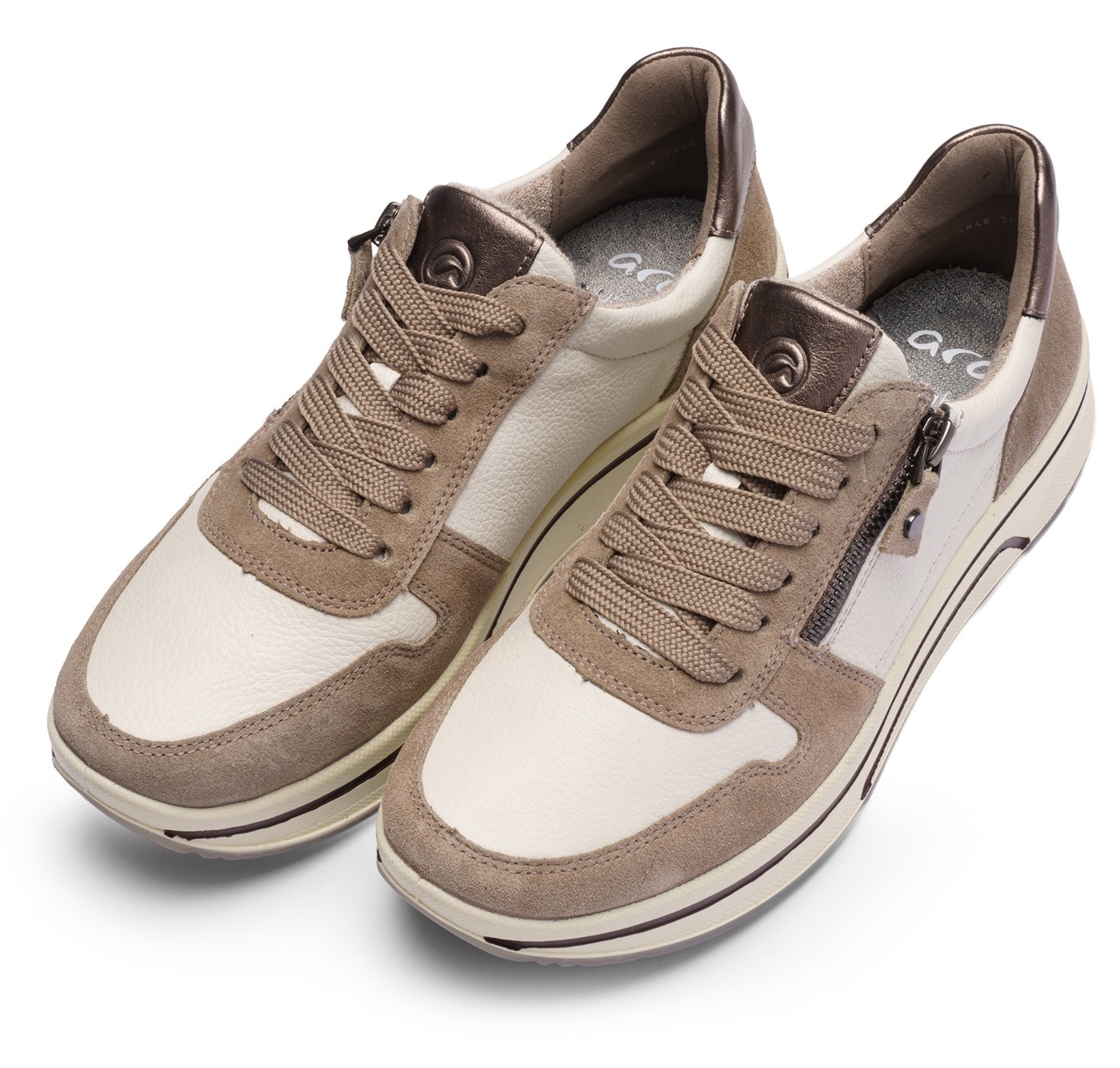 Ara Sneaker "SAPPORO", Freizeitschuh, Halbschuh, Schnürschuh in Komfortweit günstig online kaufen