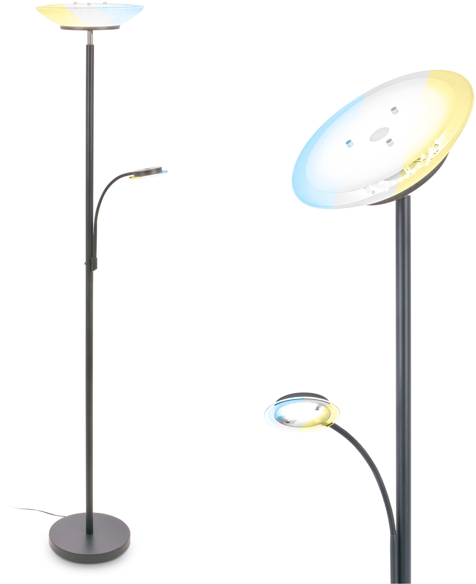 Stehlampe »Plava Deckenfluter«