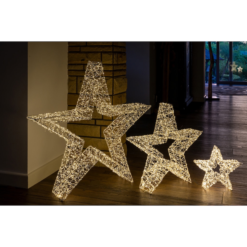 Star-Max LED Stern »Weihnachtsstern, Weihnachtsdeko aussen«, 7680 flammig-flammig