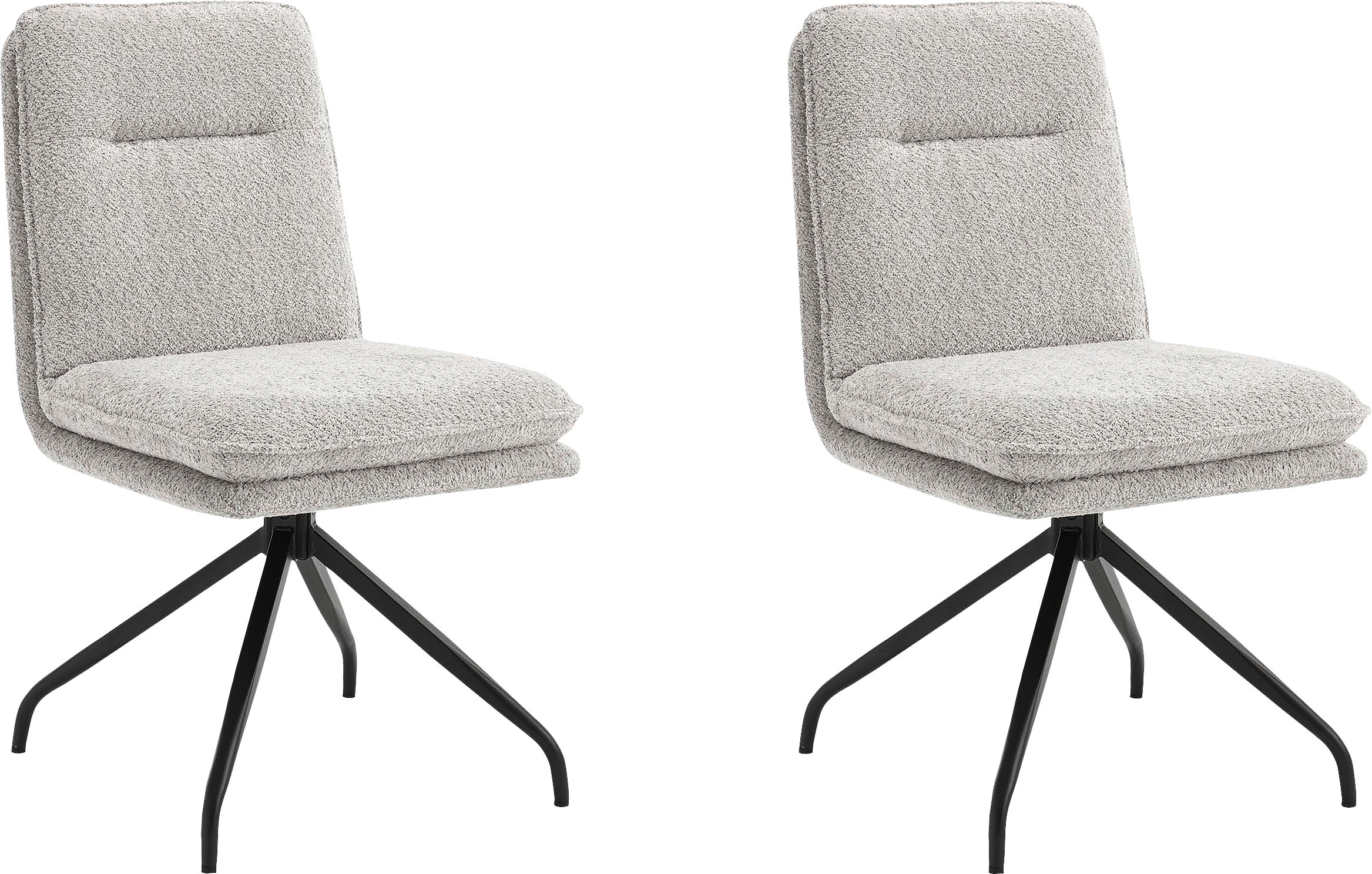 Home affaire Esszimmerstuhl "Valencia", (Set), 2 St., Boucle, verschiedene günstig online kaufen