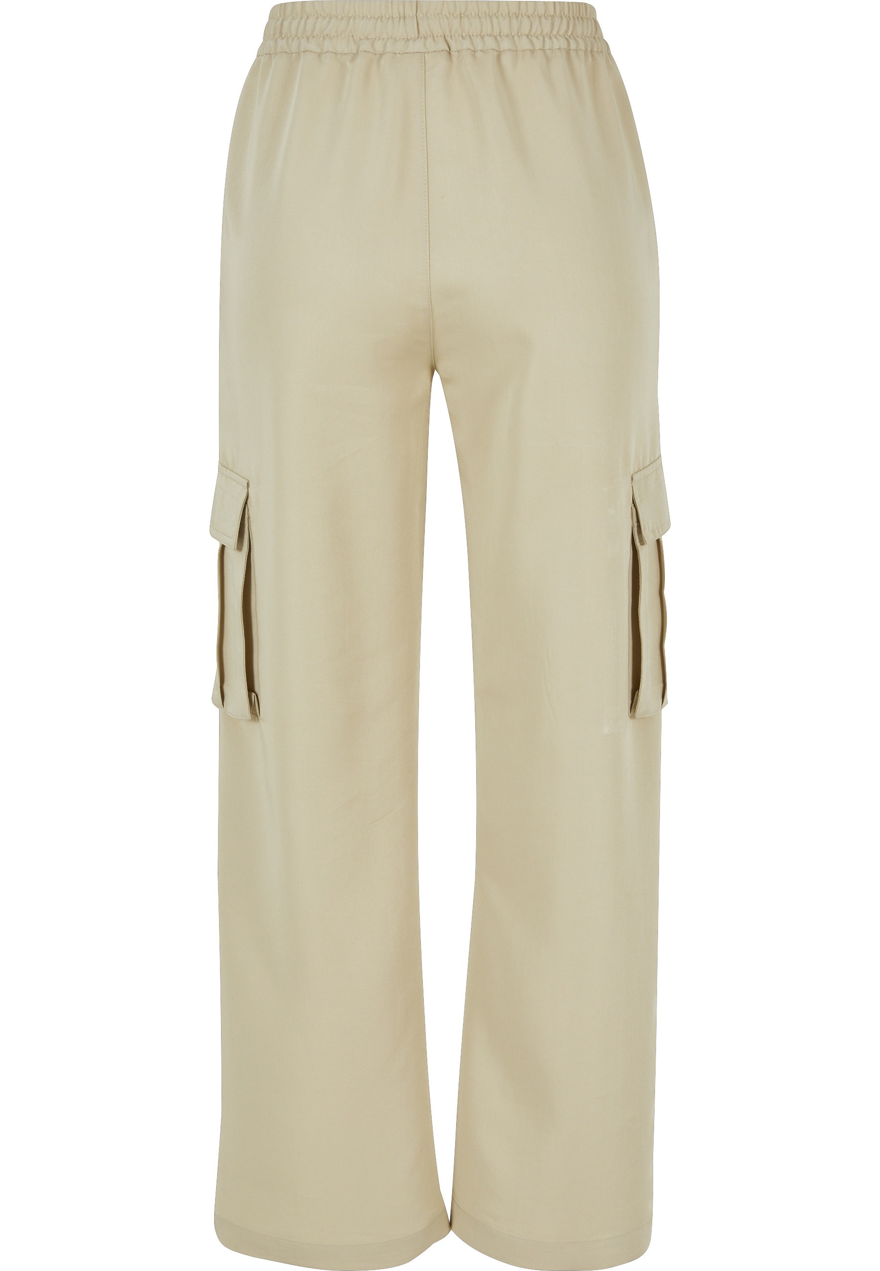 URBAN CLASSICS Stoffhose "Urban Classics Damen Ladies Vicose Straight Leg C günstig online kaufen