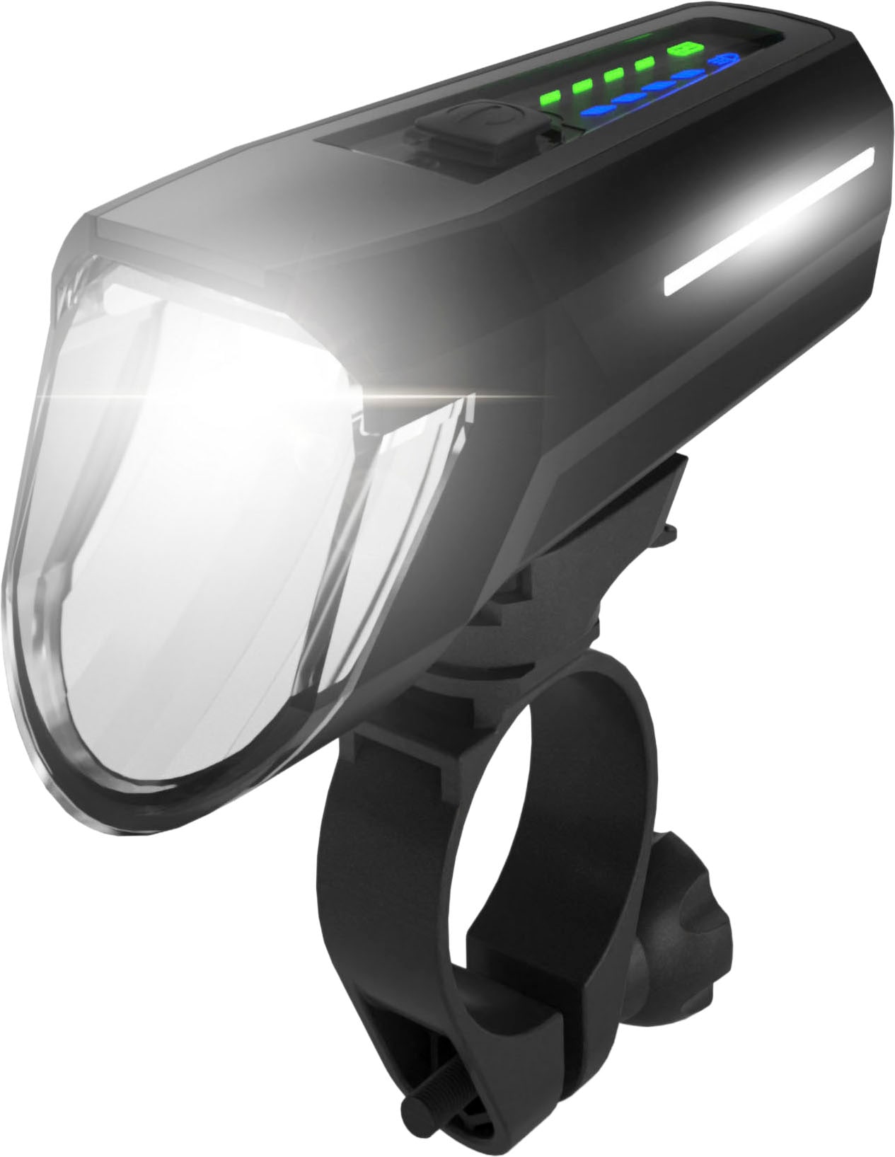 FISCHER Fahrrad Fahrrad-Frontlicht "LED-Akku Frontlicht 110 Lux"