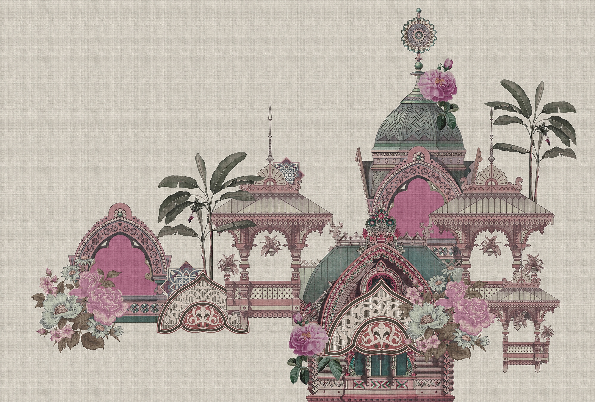 living walls Fototapete "Walls by Patel Jaipur" glatt Vlies, Wand