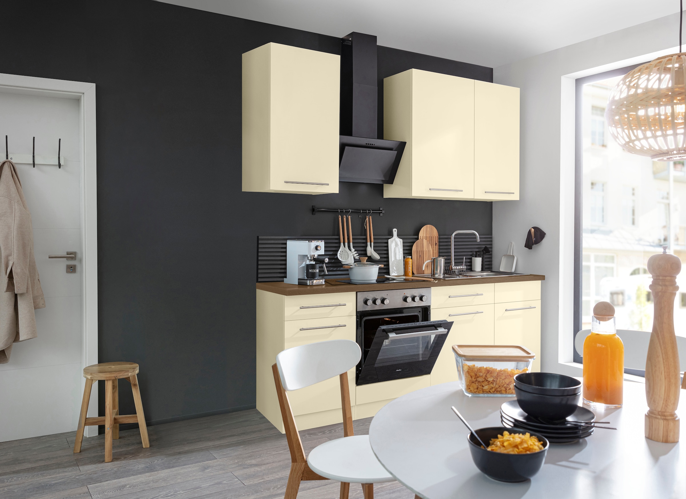 wiho Küchen Küchenzeile »Unna«, mit E-Geräten, Breite 220 cm kaufen | BAUR