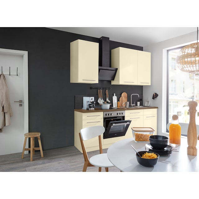 wiho Küchen Küchenzeile »Unna«, mit E-Geräten, Breite 220 cm kaufen | BAUR