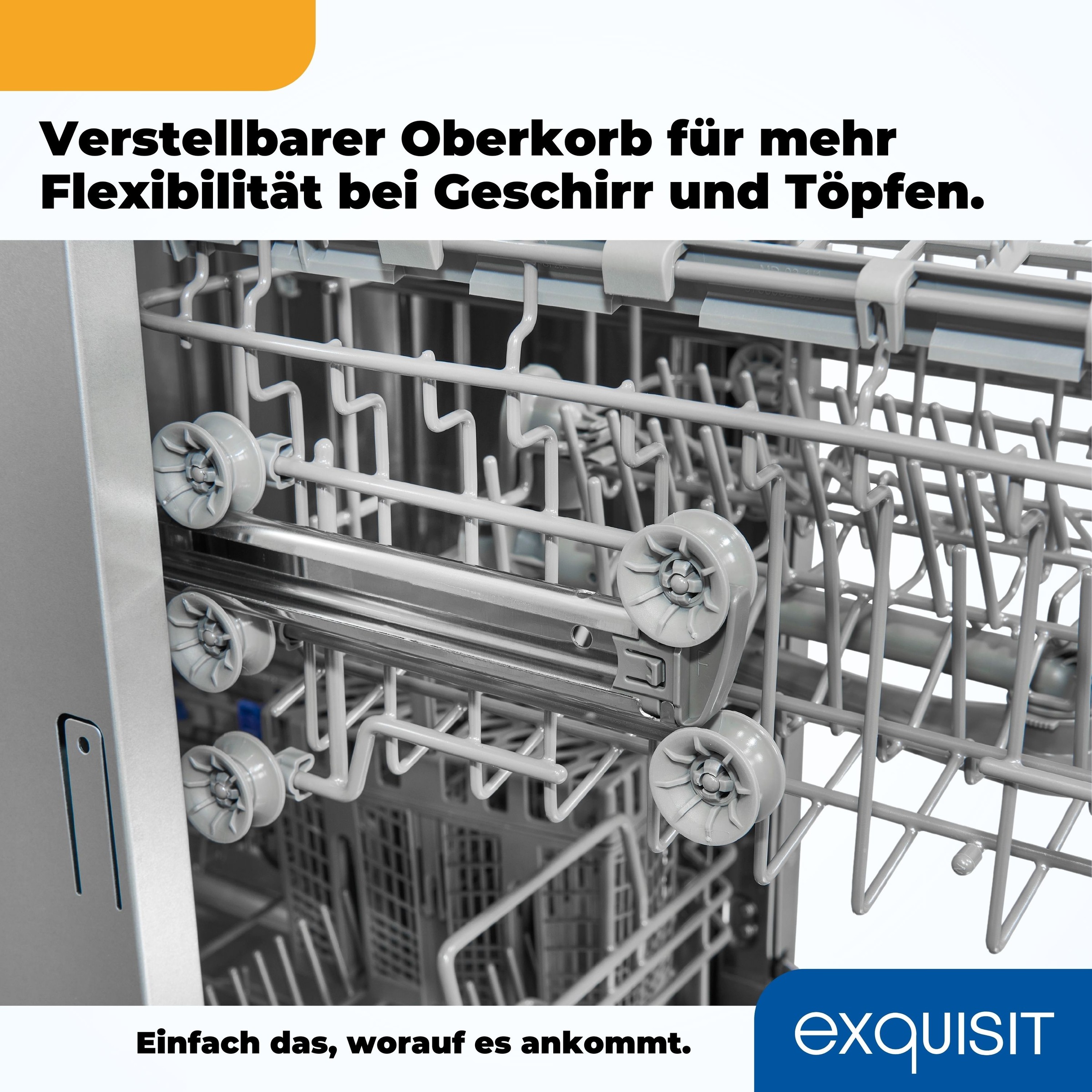 exquisit Standgeschirrspüler »GSP9109-030E«, 9 Maßgedecke
