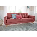 exxpo - sofa fashion 3-Sitzer, mit Bettfunktion und Bettkasten