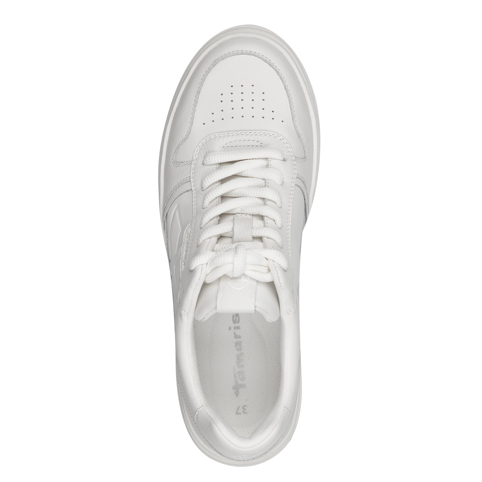 Tamaris Plateausneaker, Trendsneaker, Freizeitschuh, Schnürschuh im coolen Basket-Style