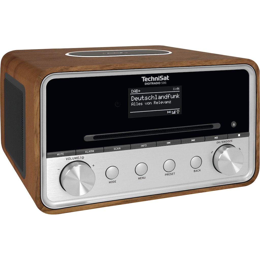 TechniSat Radio »DIGITRADIO 586«, (Bluetooth-A2DP Bluetooth-AVRCP Bluetooth-WLAN Digitalradio (DAB+)-Internetradio-UKW mit RDS 20 W)