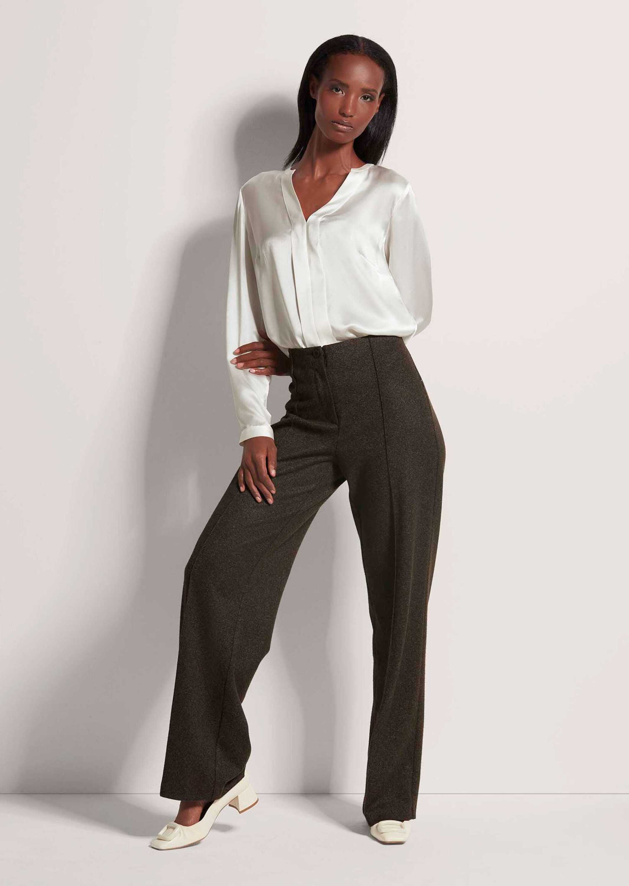 Thumbnail - MADELEINE Langarmbluse "Bluse Satinbluse aus reiner Seide"