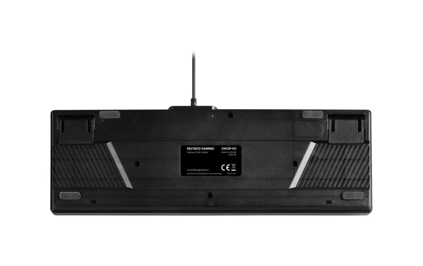 DELTACO Gaming-Tastatur »GAM-158-CH Schwarz« ()
