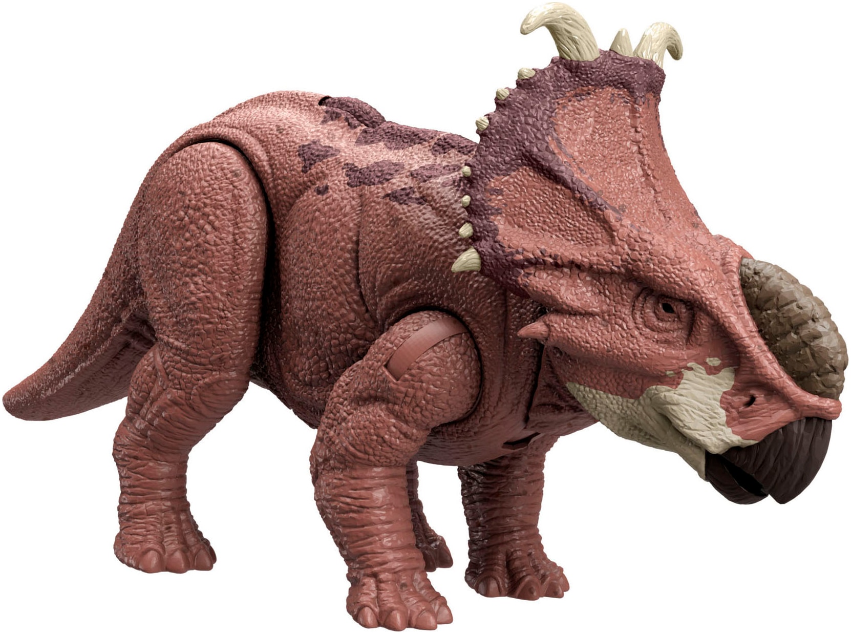 Mattel® Actionfigur »Jurassic World Wild Roar Pachyrhinosaurus«, mit Kopfstoßangriff und Brüllgeräusch