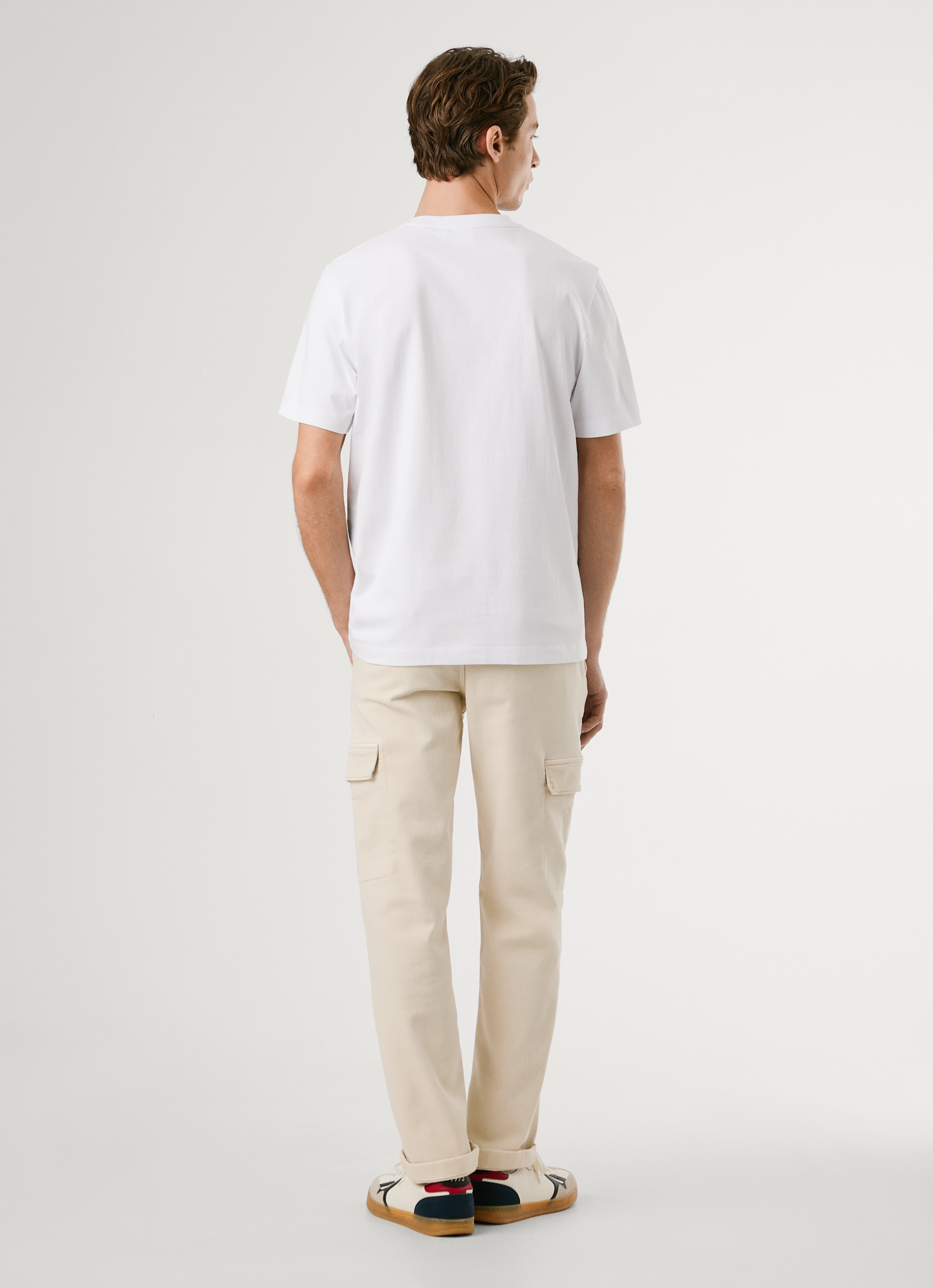 Pepe Jeans T-Shirt »MILON TEE«, mit geripptem Rundhals