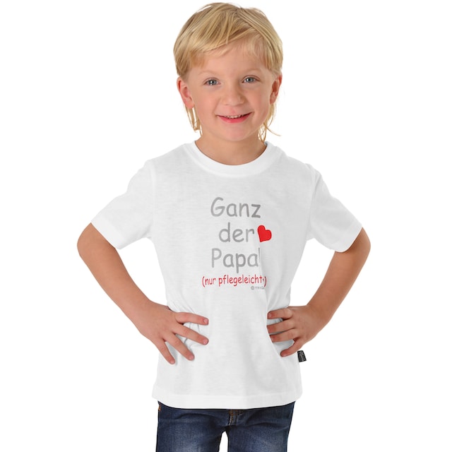 Trigema T-Shirt »TRIGEMA T-Shirt Papas Liebling« online kaufen | BAUR