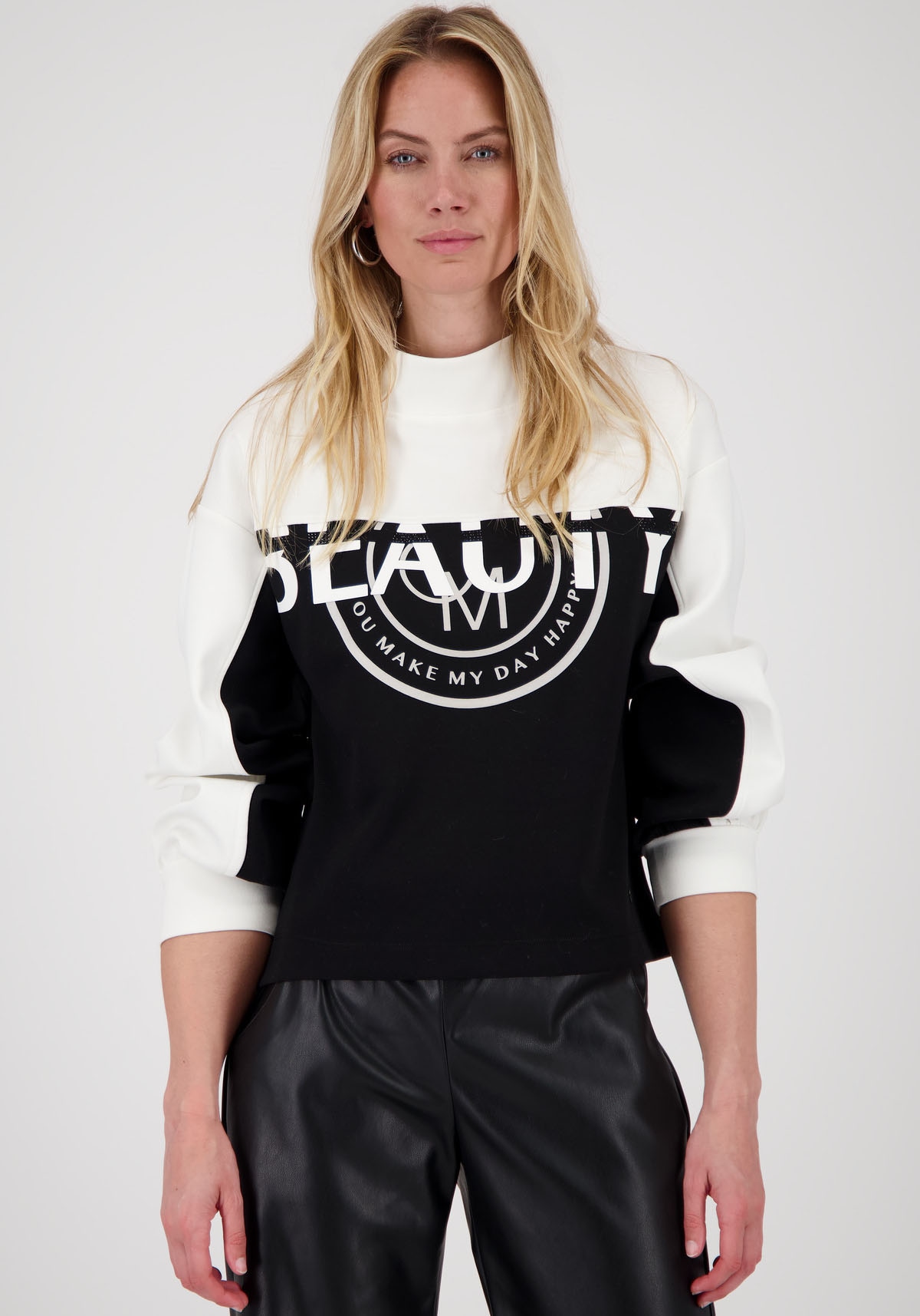 Monari Sweatshirt "Sweatshirt Colorblock", Regular fit mit Rundhalsausschni günstig online kaufen