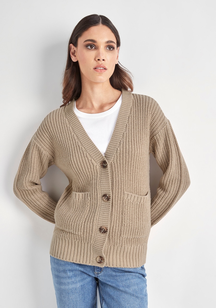 OTTO products Strickjacke, aus zertifizierter Bio-Baumwolle für kaufen |  BAUR