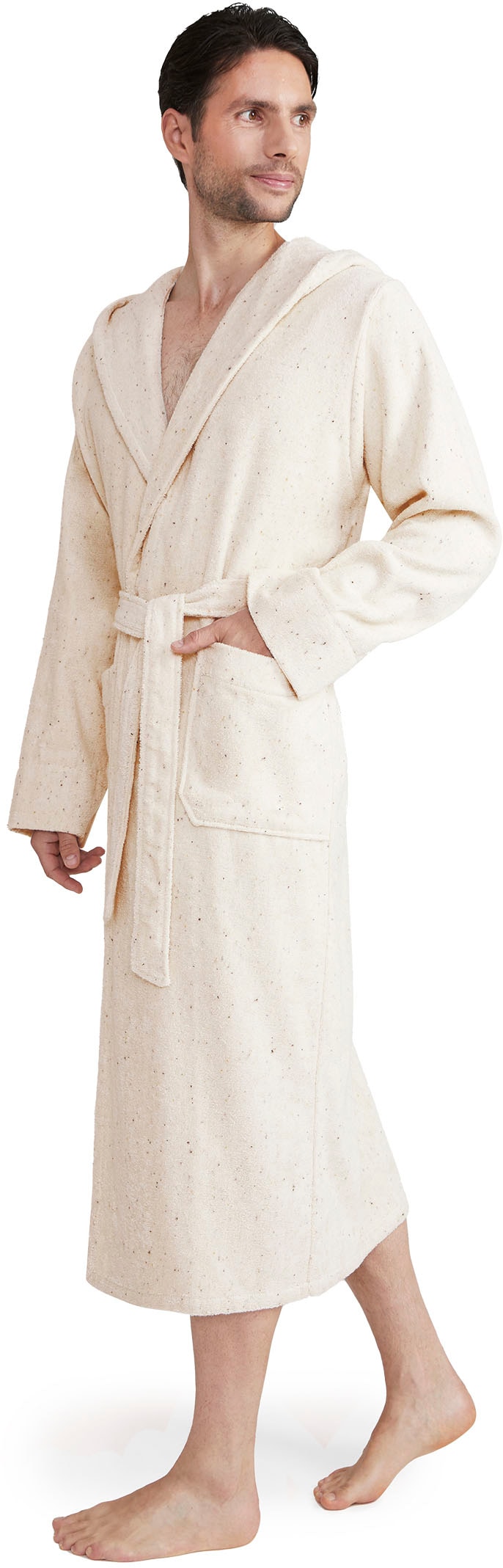 Möve Unisex-Bademantel »Calm Essence« 1 Stk. tlg., aus 100 % saugfähiger Premium Baumwolle (Airspin)