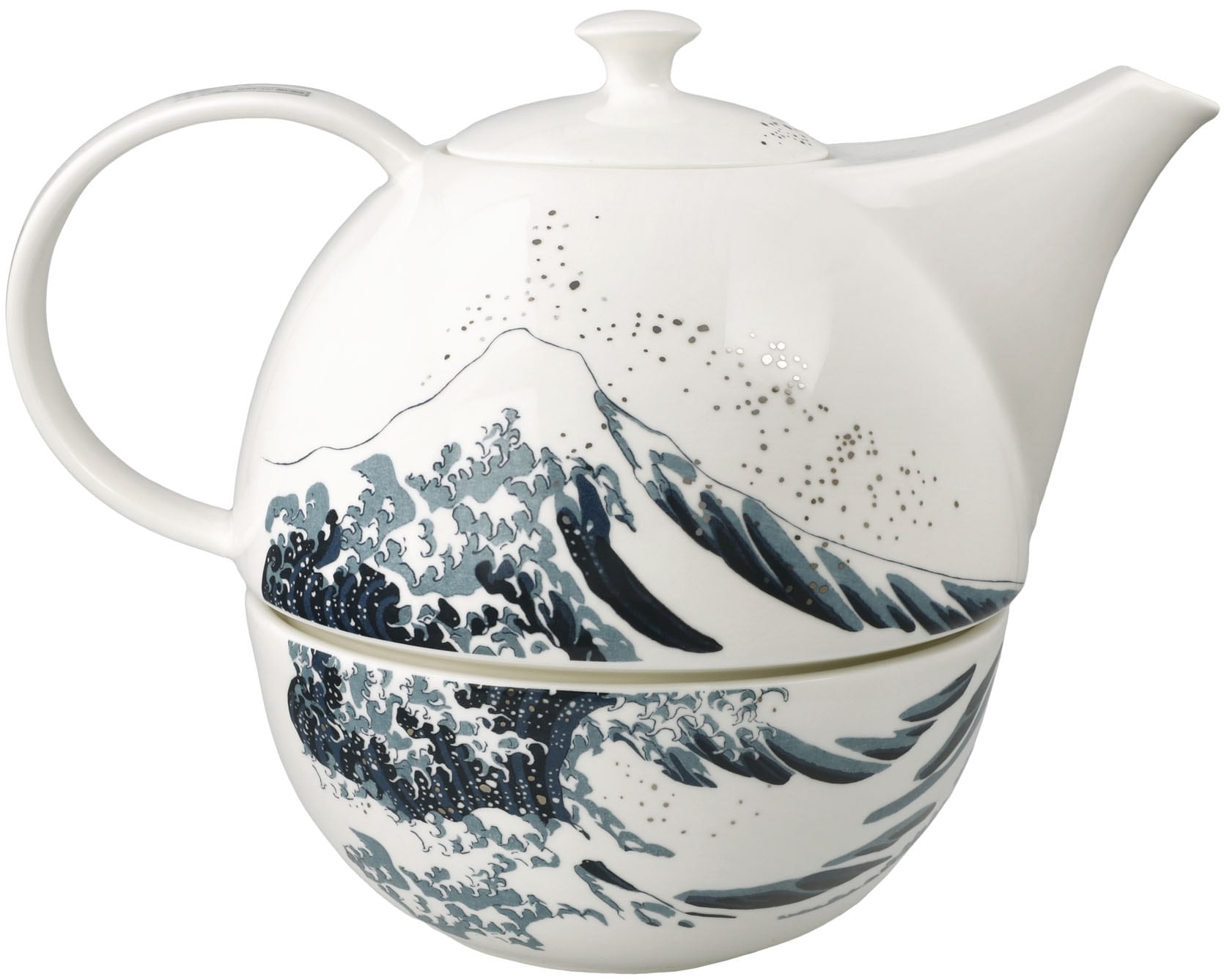 Goebel Kanne »Teekanne mit Stövchen Hokusai- Die Große Welle« 1 Stk. tlg.