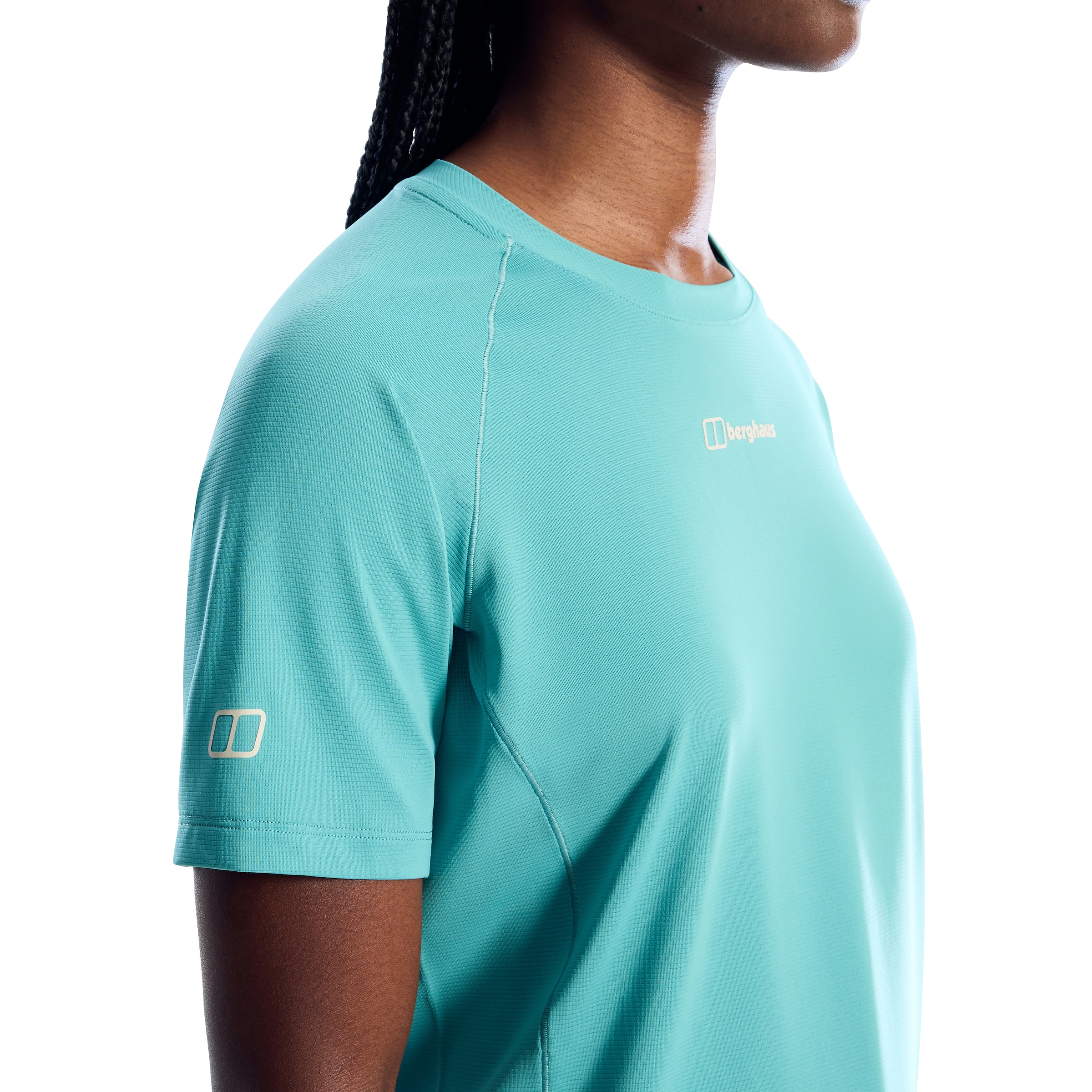 Berghaus T-Shirt »BOWBURN TECH TEE AF« mit Rundhalsausschnitt, Kurzarm, aus Polyester und Elasthan