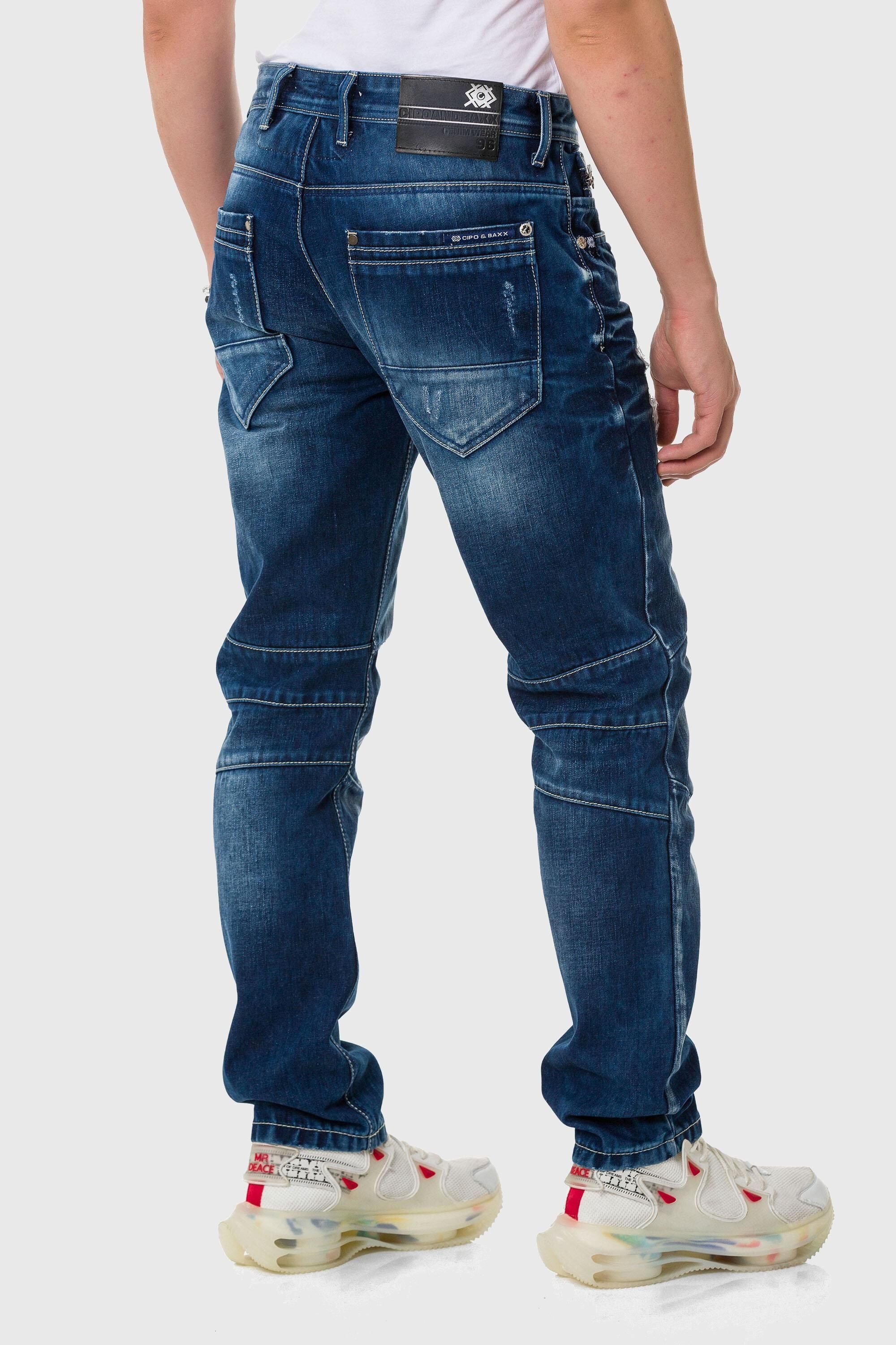 Cipo & Baxx 5-Pocket-Jeans »Jeans«, im Used-Look
