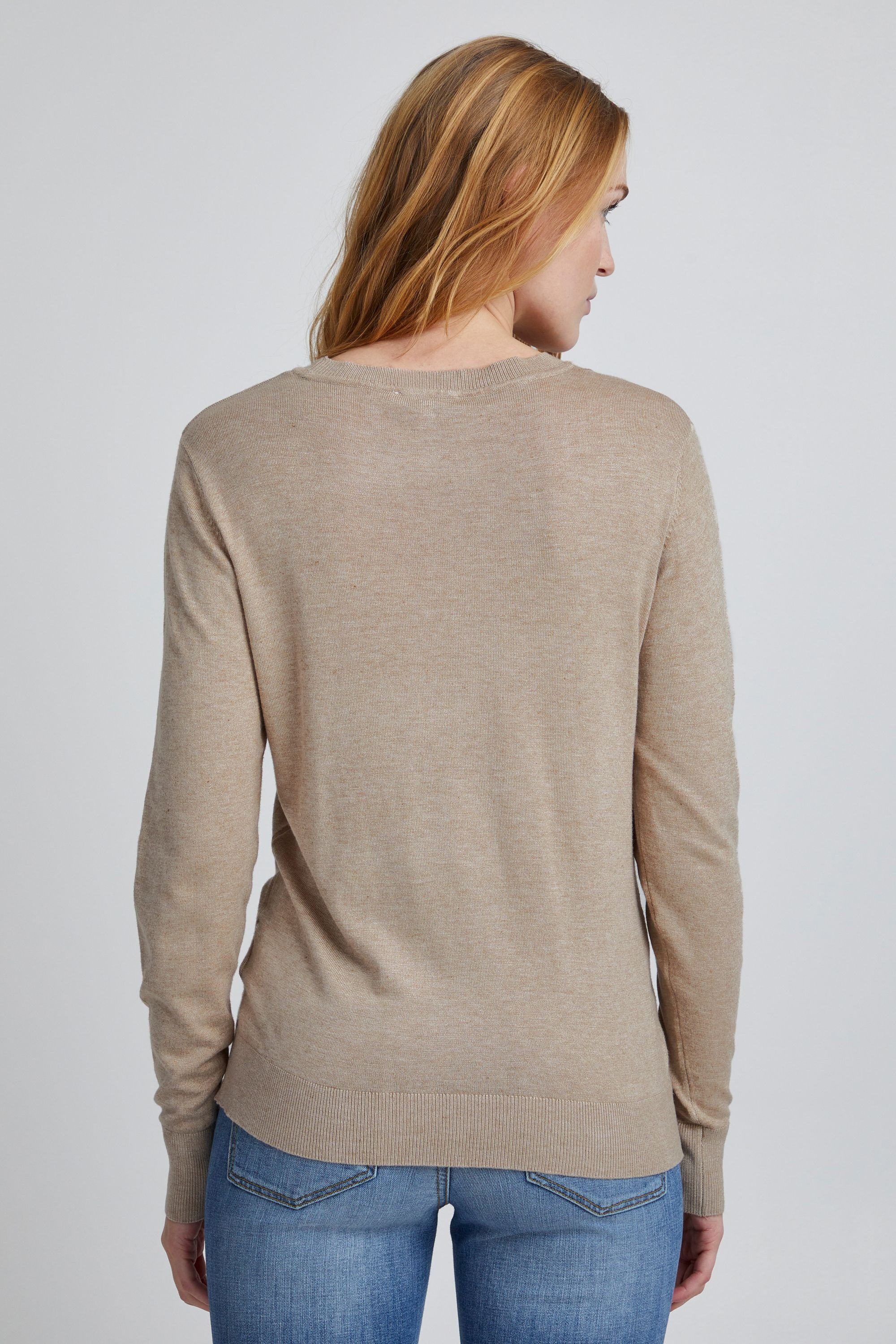 b.young Strickpullover »Strickrundhalspullov BYMmpimba«