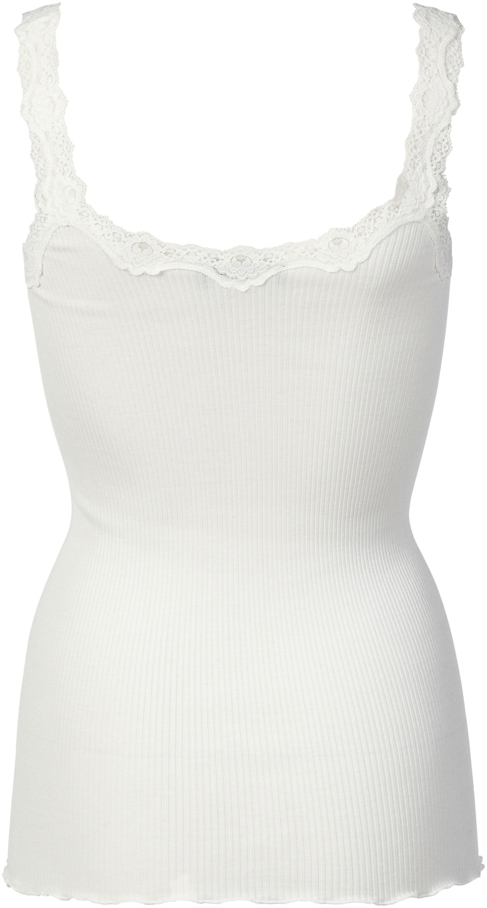 rosemunde Tanktop "Babette Silk Top" umgedrehter Vintage-Spitzenbesatz, fem günstig online kaufen
