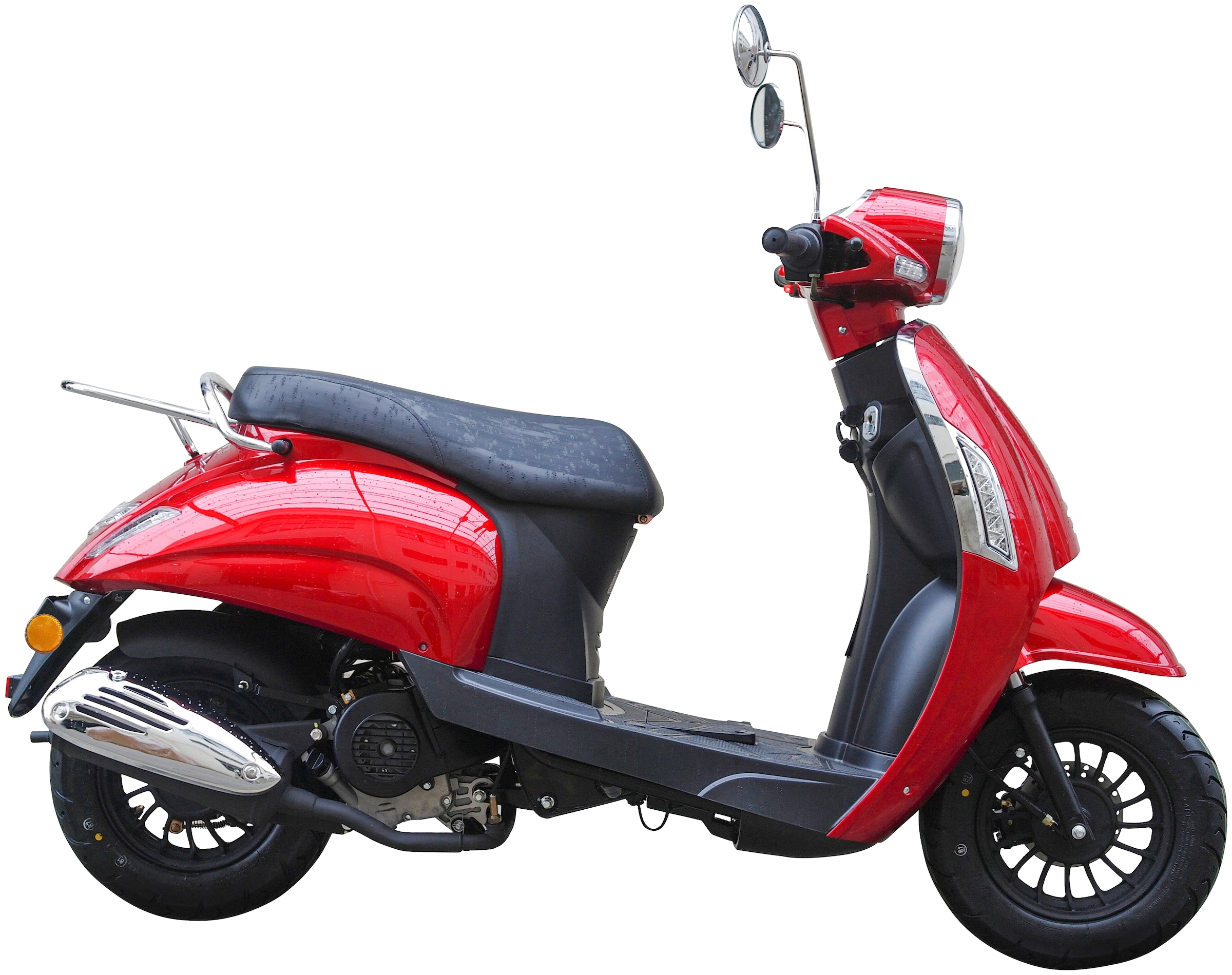 GT UNION Motorroller »Massimo 25«, 49,5 cm³, 25 km/h, Euro 5, 2,7 PS, Luftgekühlter Motor