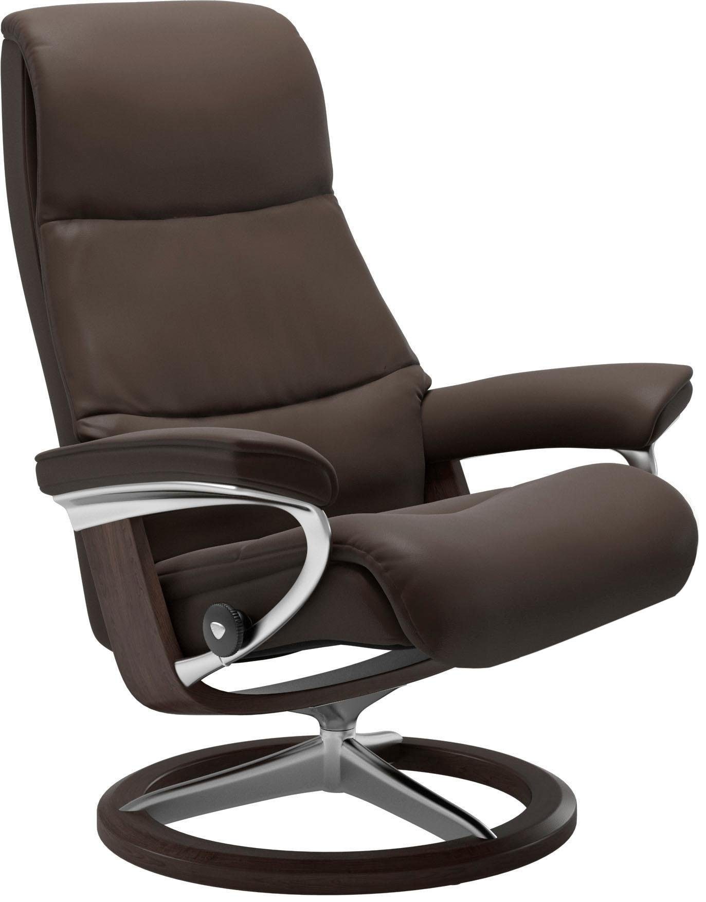 Stressless® »View« Set, Relaxsessel mit Hocker,  mit Signature Base, Größe S,Gestell Wenge