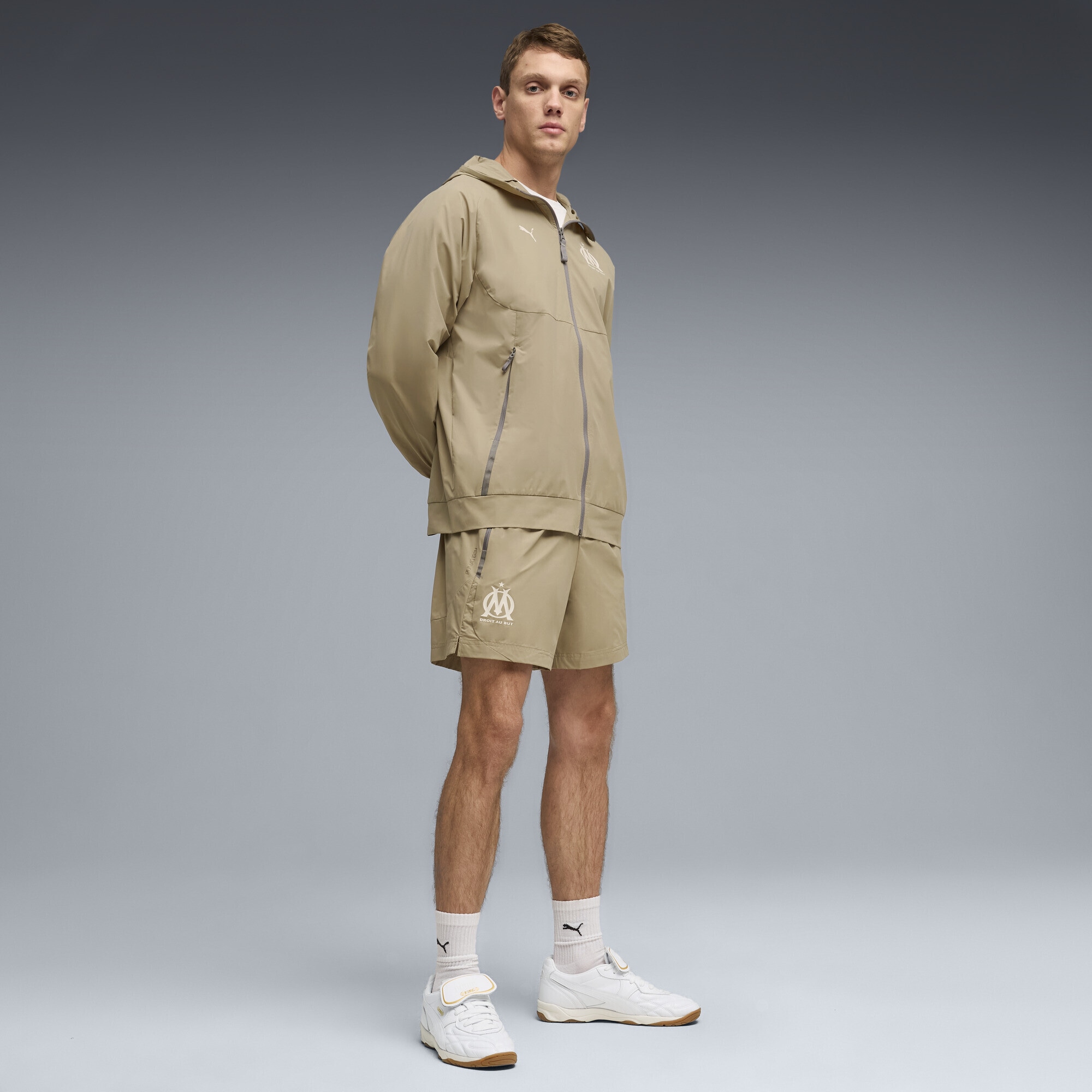 PUMA Shorts »Olympique de Marseille PUMATECH Relaxed Shorts Herren«