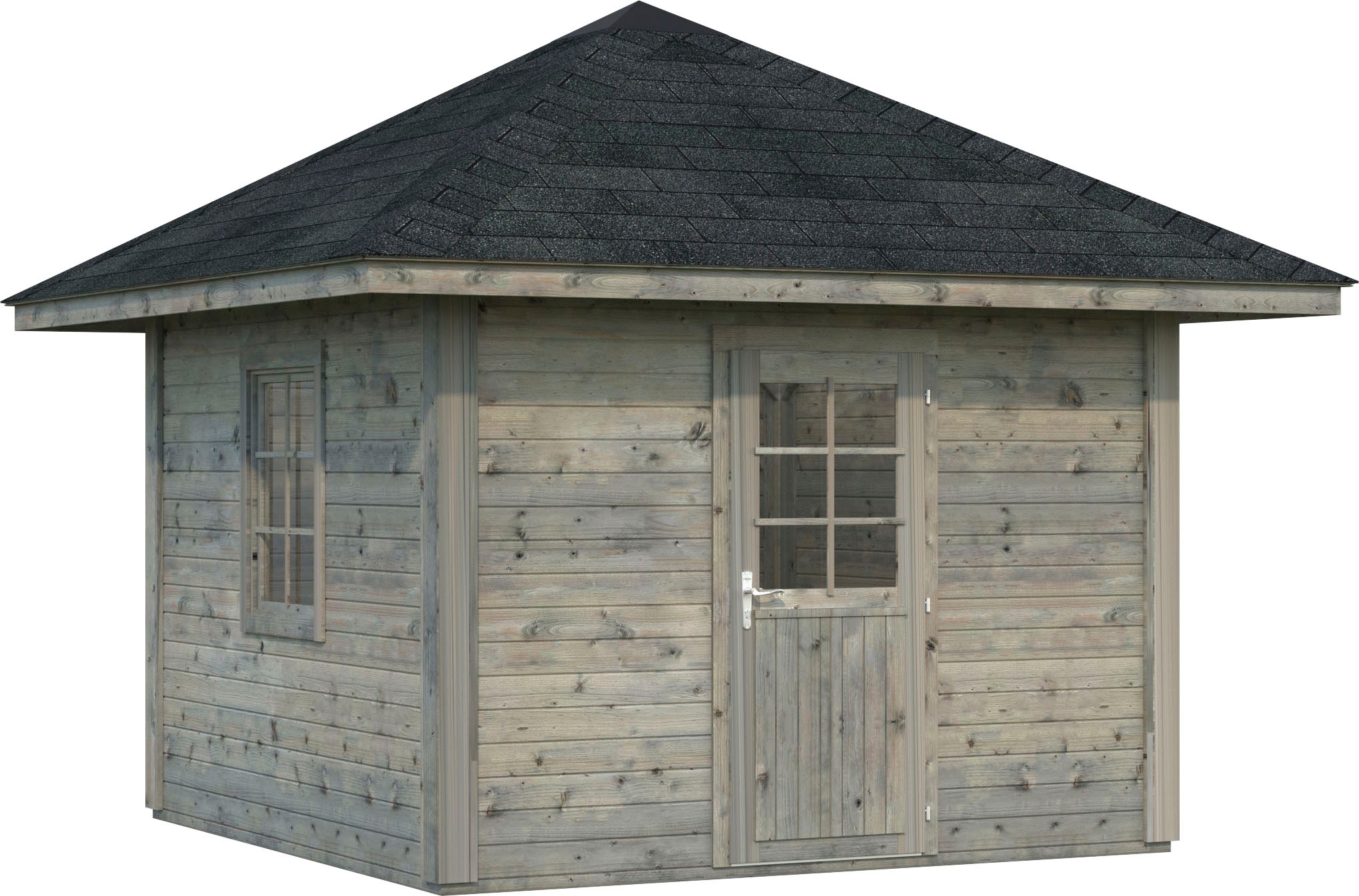 Palmako Holzpavillon "Bianca 8,3 m² Set 6", BxTxH: 300x300x323 cm