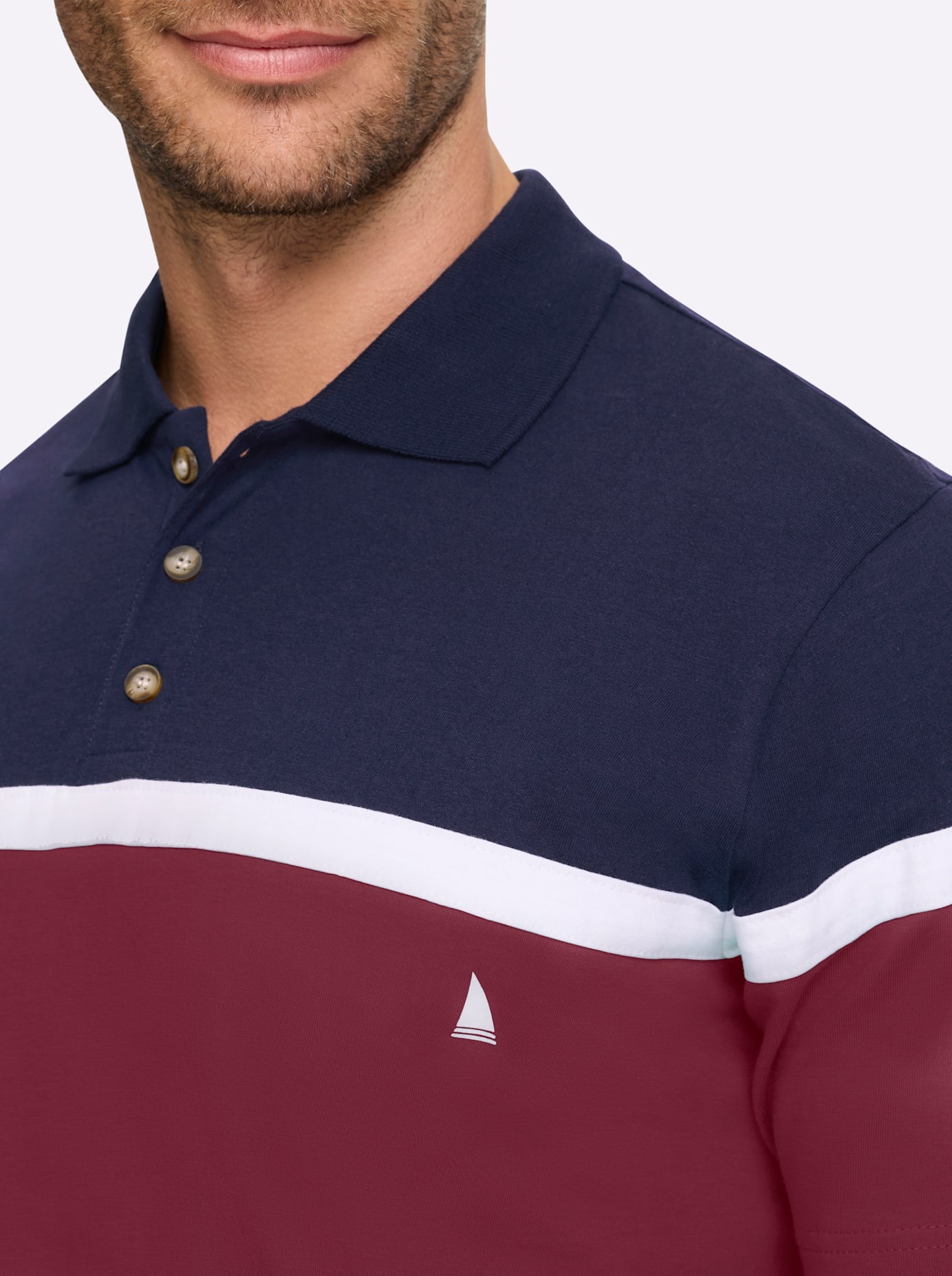 Catamaran Kurzarmshirt »Kurzarm-Poloshirt« 1 tlg.
