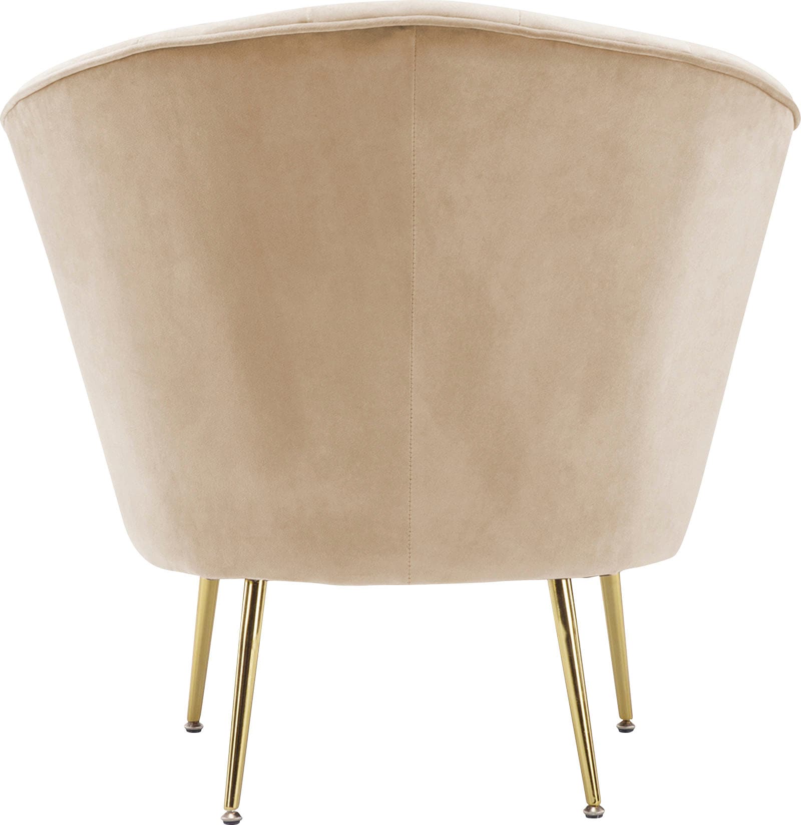 Kayoom Fotelis »Poola 100 gemütlicher Cocktail-Sessel subtilus Samtbezug« (1 St.) samtweich gesteppt gemütlich tiefe Sitzhöhe von 79cm