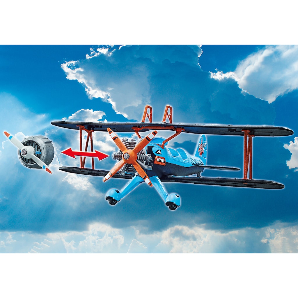 Playmobil® Konstruktions-Spielset »Doppeldecker "Phönix" (70831), Air Stuntshow«, (45 St.)