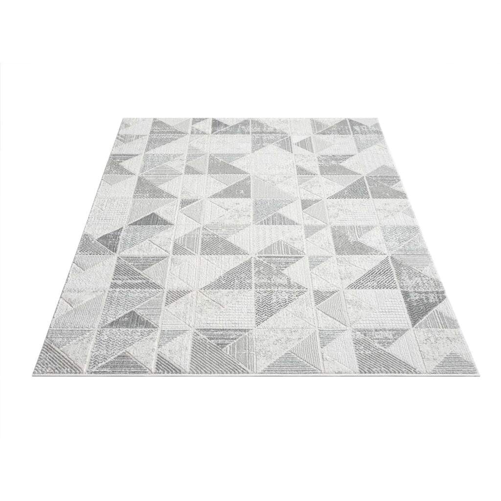 Carpet City Teppich »ANTIK231« rechteckig 10 mm Höhe Kurzflor, 3D-Optik, Klassisch-Modern für Wohnzimmer, Schlafzimmer