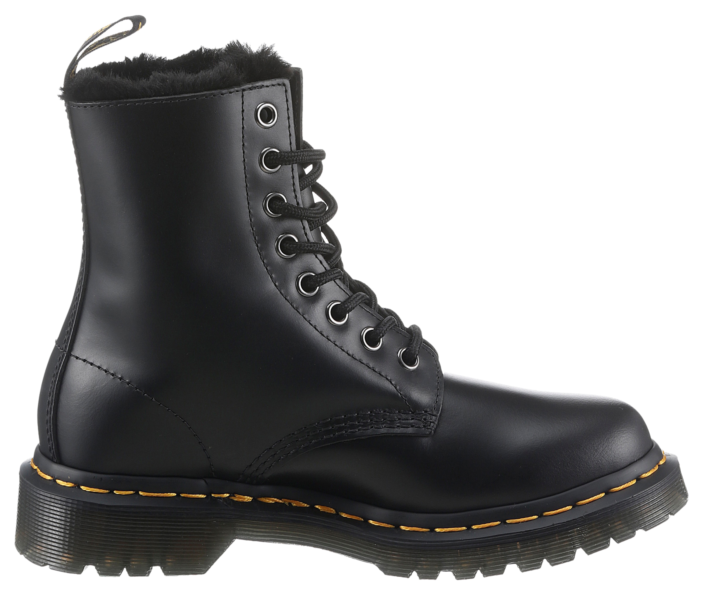 DR. MARTENS Schnürboots »1460 Serena«, Chunky Boots, Plateau Schuh, Boots mit Warmfutterausstattung