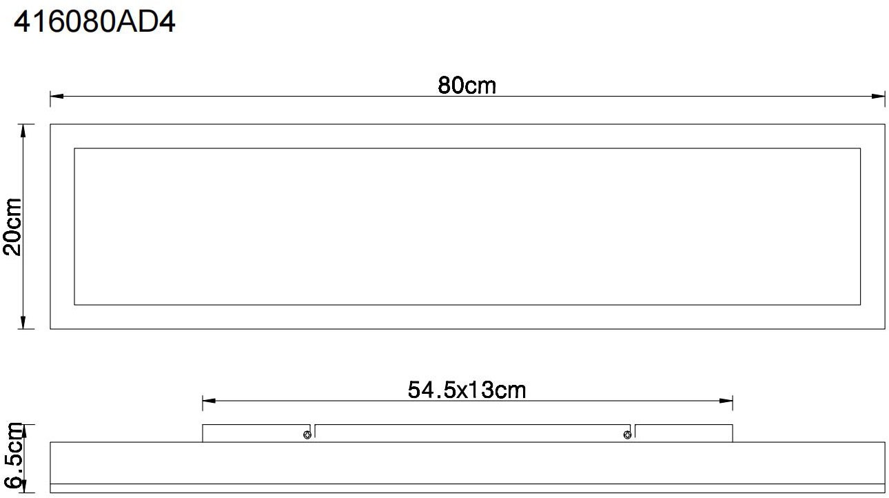GLOBO LIGHTING Deckenleuchte »DORO« LED-Modul 1 Stk. Warmweiß Deckenlampe Wohnzimmer-Leuchte Schlafzimmer-Leuchte Flur Küche