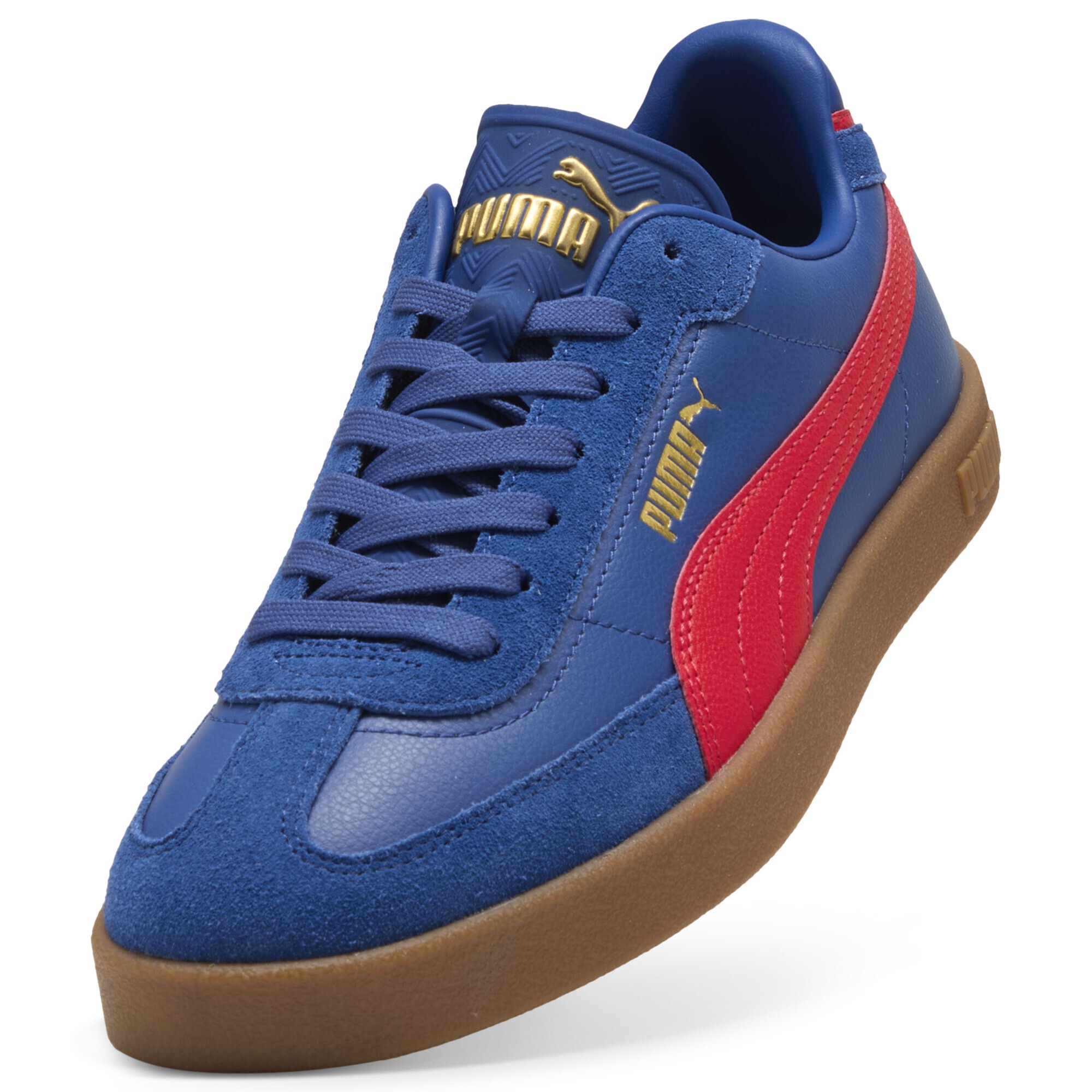 PUMA Club II Era Sneaker Rot Blau 47 6
