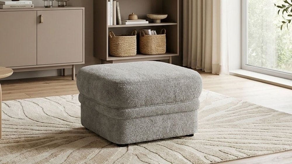 OTTO home Hocker "Nyborrg 60 cm, formschönes Design für ein modernes Zuhause" Polsterhocker passend zum Sofa, Breite 60 cm, individuell kombinieren