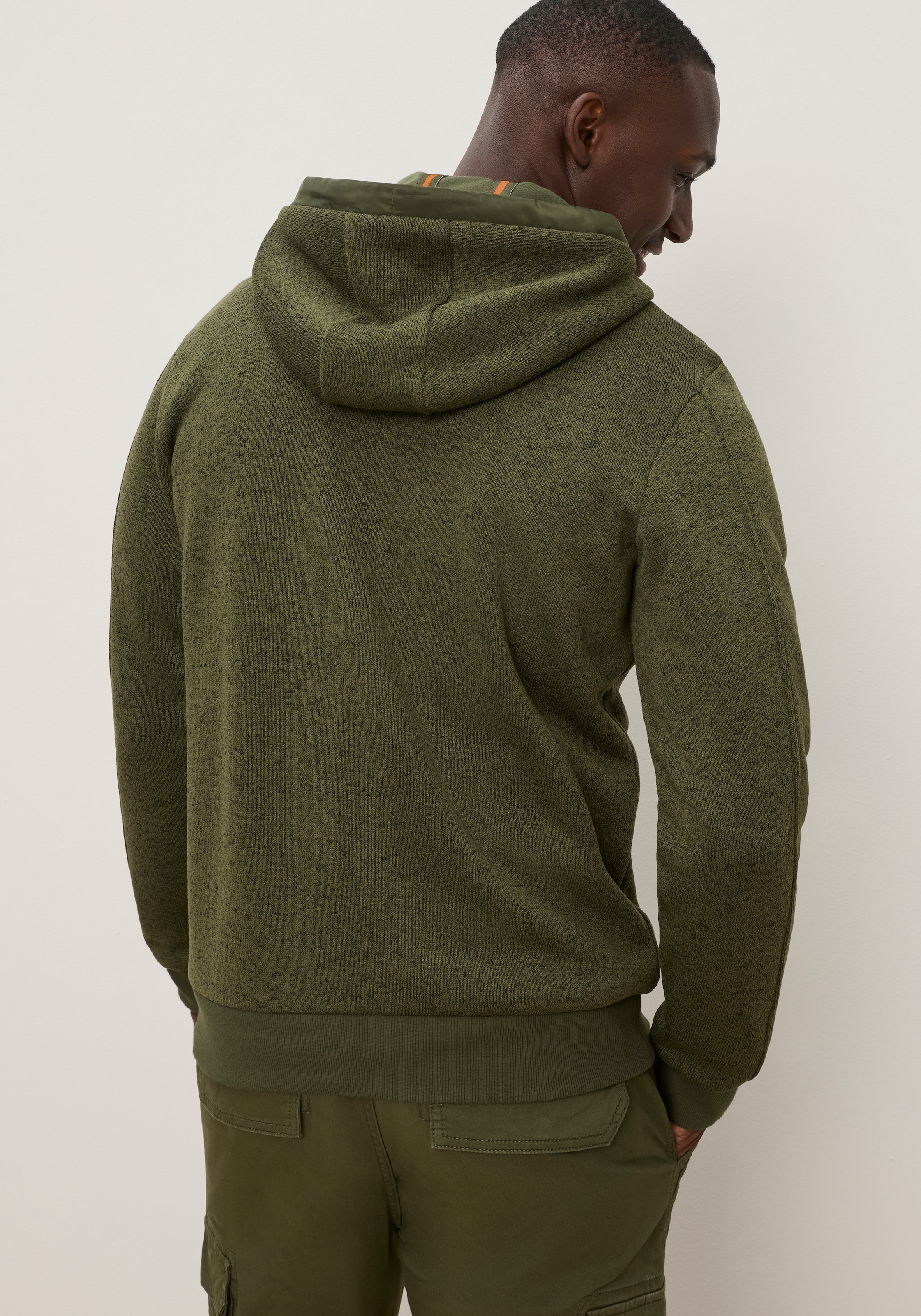KangaROOS Strickfleecejacke mit Kapuze mit Kapuze
